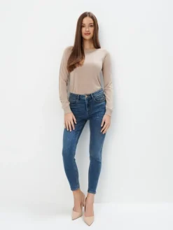 Pullover>MOHITO Pullover mit Metallischem Faden sand