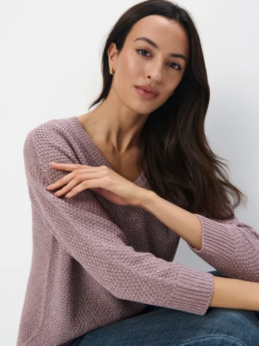 Pullover>MOHITO Pullover mit Metallischem Faden Pink