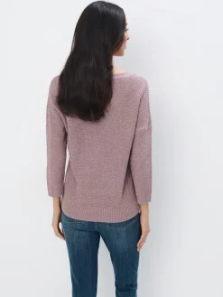 Pullover></noscript>MOHITO Pullover mit Metallischem Faden Pink
