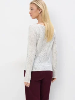 Pullover></noscript>MOHITO Pullover mit Metallischem Faden Weiu00df