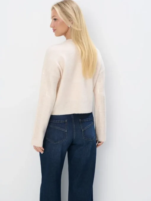 Pullover>MOHITO Pullover mit Pailletten Nude