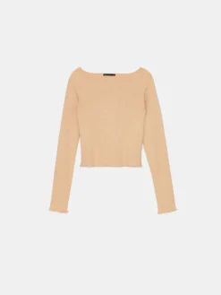 Pullover></noscript>MOHITO Pullover mit Rippenmuster Beige