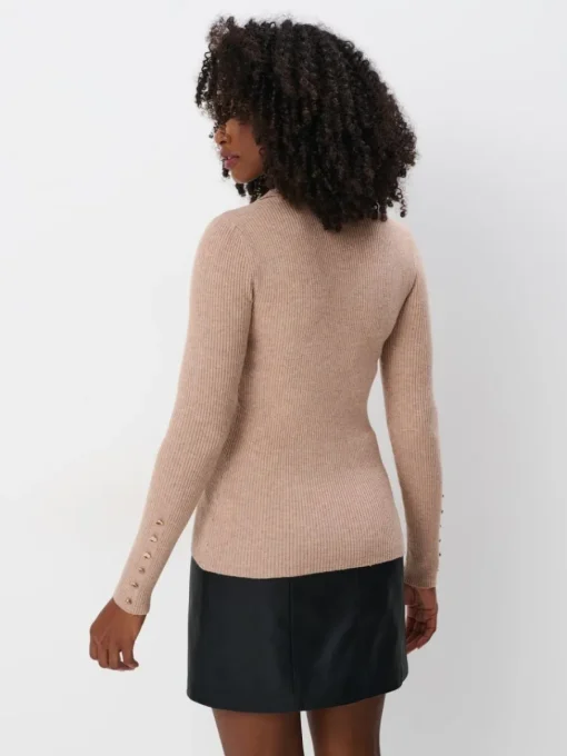Pullover>MOHITO Pullover mit Rippenmuster Beige