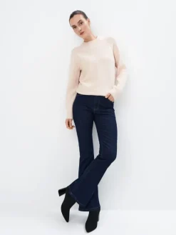 Pullover>MOHITO Pullover mit Stehkragen Nude