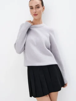 Pullover>MOHITO Pullover mit Stehkragen Grau
