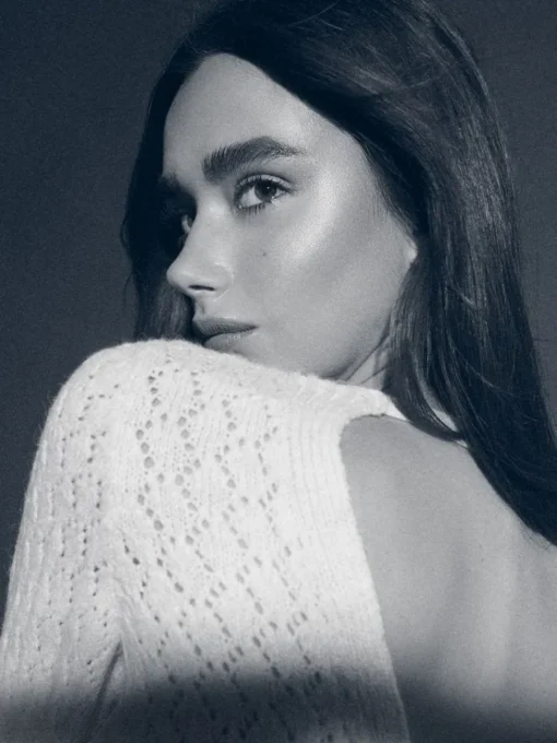 Pullover>MOHITO Pullover mit Umschlagausschnitt Nude