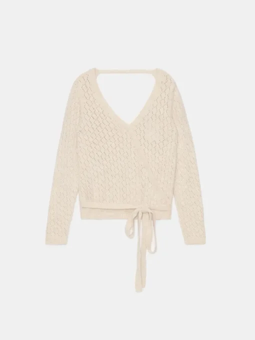 Pullover>MOHITO Pullover mit Umschlagausschnitt Nude