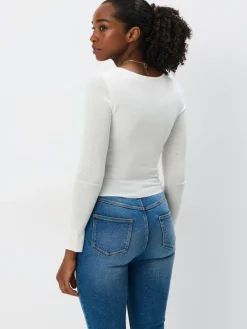 Pullover></noscript>MOHITO Pullover mit Wollbeimischung Weiu00df