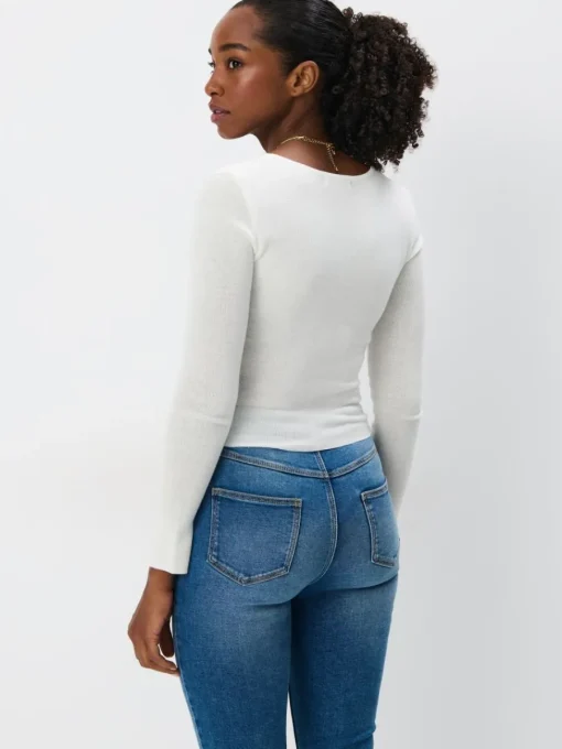 Pullover>MOHITO Pullover mit Wollbeimischung Weiu00df