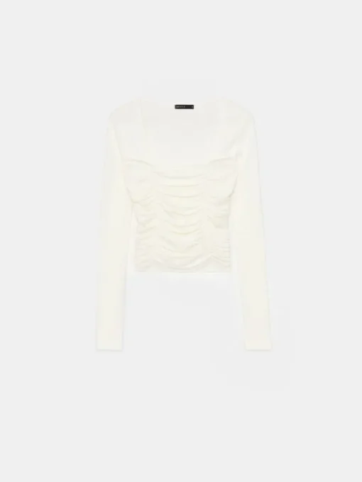 Pullover>MOHITO Pullover mit Wollbeimischung Weiu00df