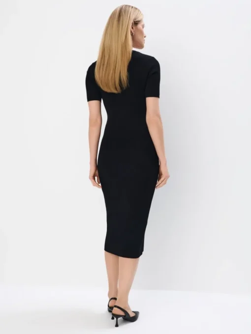 Midi, Maxikleider|Kleider, Overalls>MOHITO Pulloverkleid Midi Schwarz