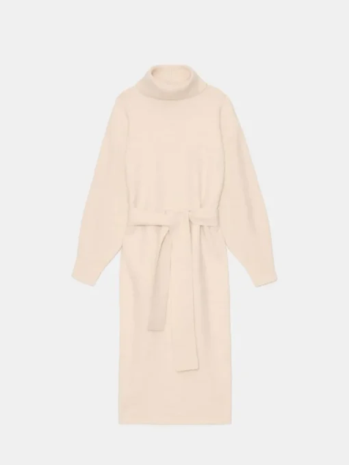 Midi, Maxikleider|Kleider, Overalls>MOHITO Pulloverkleid Midi mit Rollkragen Beige
