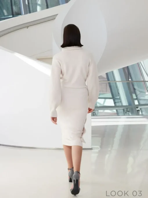 Midi, Maxikleider|Kleider, Overalls>MOHITO Pulloverkleid Midi mit Rollkragen Beige