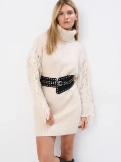 Pullover>MOHITO Pulloverkleid Mini Nude
