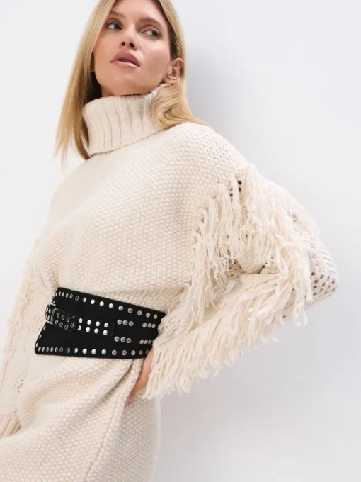 Pullover>MOHITO Pulloverkleid Mini Nude