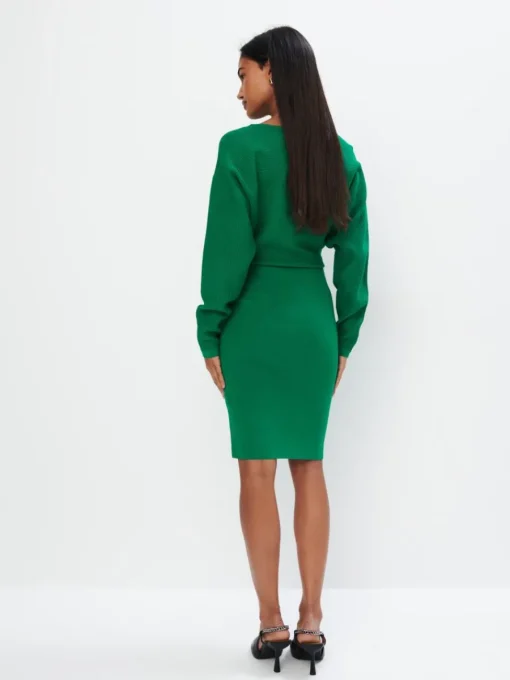 Minikleider|Kleider, Overalls>MOHITO Pulloverkleid Mini Grün