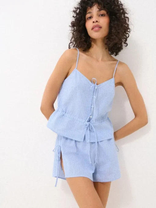 Schlafanzüge>MOHITO Pyjama-Oberteil Blau