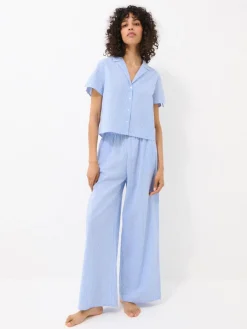 Schlafanzüge></noscript>MOHITO Pyjama-Oberteil Blau