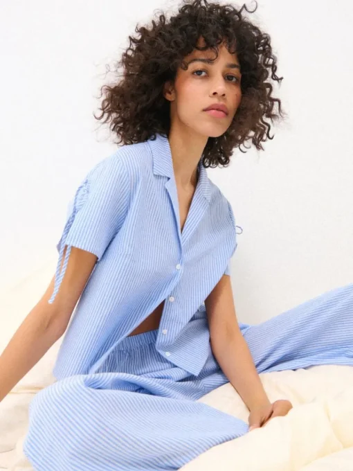 Schlafanzüge>MOHITO Pyjama-Oberteil Blau