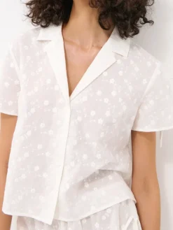 Schlafanzüge></noscript>MOHITO Pyjama-Oberteil Weiu00df