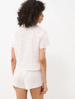 Schlafanzüge></noscript>MOHITO Pyjama-Oberteil Weiu00df