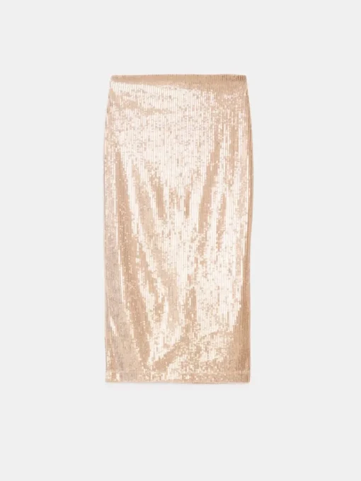 Röcke>MOHITO Rock mit Pailletten Gold