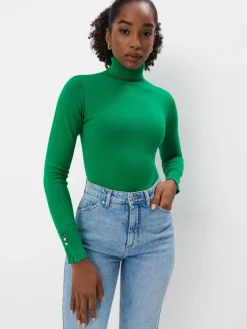 Pullover>MOHITO Rollkragenpullover Grün