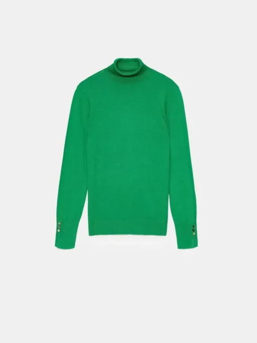 Pullover>MOHITO Rollkragenpullover Grün