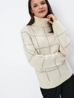 Pullover>MOHITO Rollkragenpullover Creme