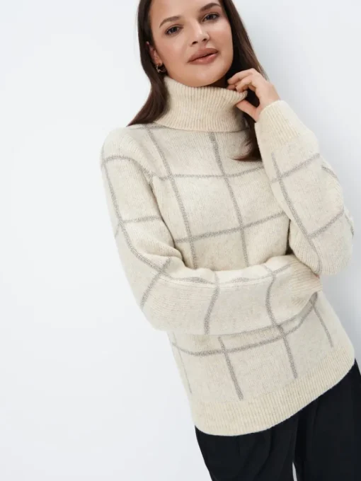 Pullover>MOHITO Rollkragenpullover Creme