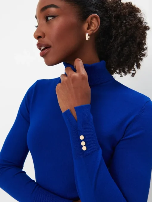 Pullover>MOHITO Rollkragenpullover Blau