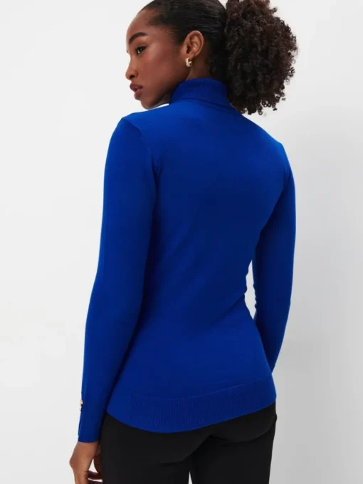 Pullover>MOHITO Rollkragenpullover Blau