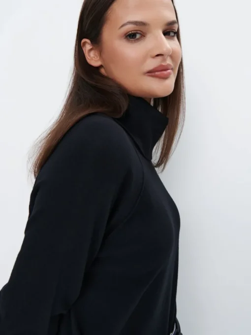 Pullover>MOHITO Rollkragenpullover Schwarz