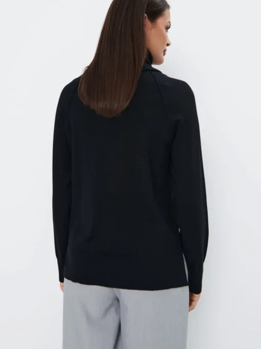 Pullover>MOHITO Rollkragenpullover Schwarz