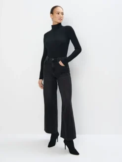Blusen, Hemden>MOHITO Rollkragenpullover Schwarz