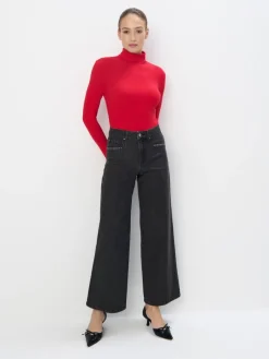 Blusen, Hemden>MOHITO Rollkragenpullover Rot