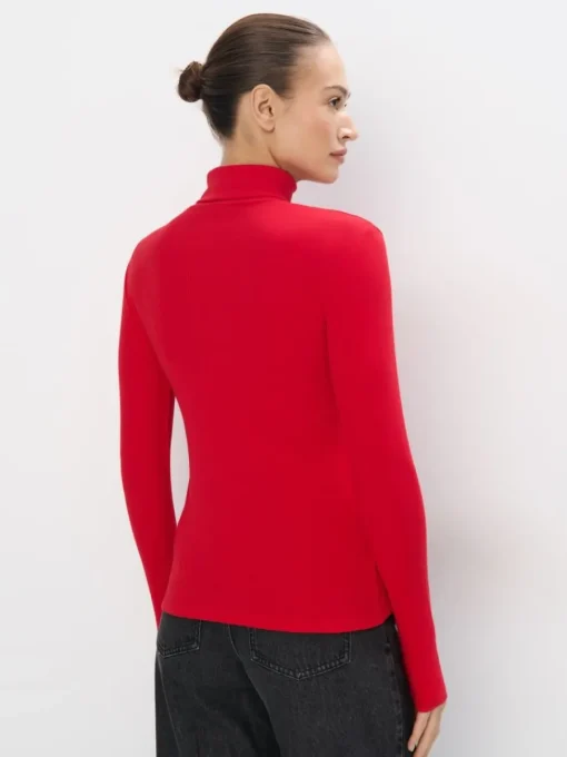 Blusen, Hemden>MOHITO Rollkragenpullover Rot