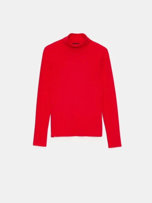 Blusen, Hemden>MOHITO Rollkragenpullover Rot