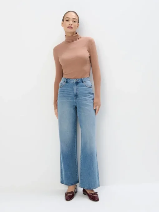 Blusen, Hemden>MOHITO Rollkragenpullover Beige
