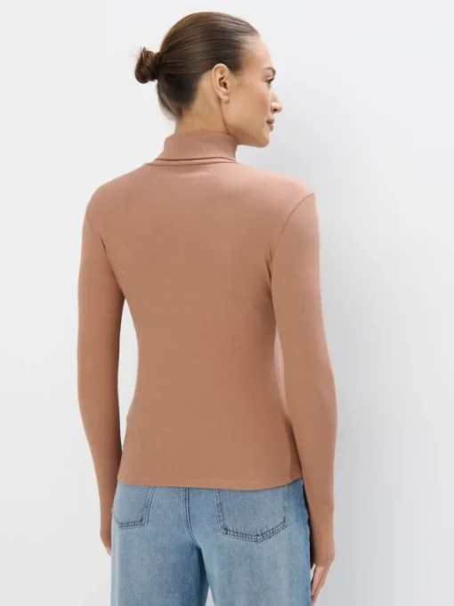 Blusen, Hemden>MOHITO Rollkragenpullover Beige