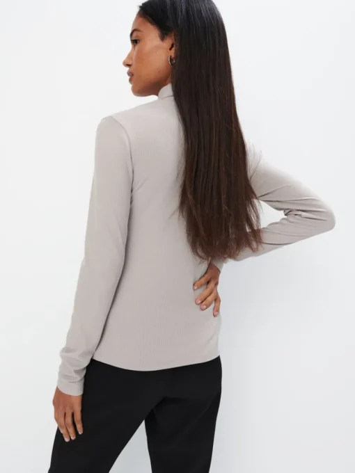 Blusen, Hemden>MOHITO Rollkragenpullover Beige