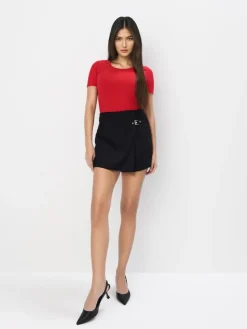 T-shirts, Tops>MOHITO es T-Shirt mit Viskose Rot