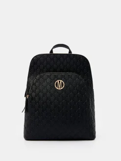 Rucksäcke|Entdecke Alles>MOHITO Rucksack mit Monogramm-Muster Schwarz