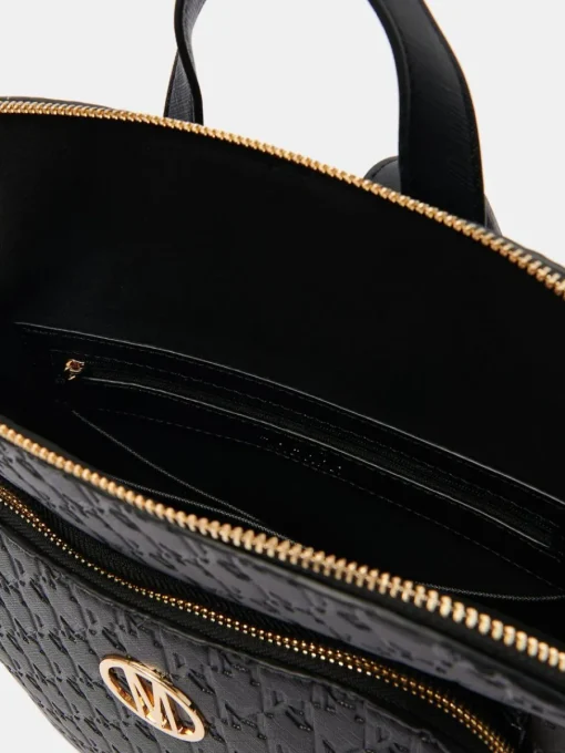 Rucksäcke|Entdecke Alles>MOHITO Rucksack mit Monogramm-Muster Schwarz
