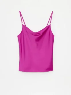 T-shirts, Tops></noscript>MOHITO Satintop Lila