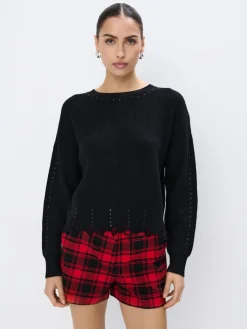 Pullover>MOHITO Schlichter Pullover Schwarz