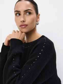 Pullover></noscript>MOHITO Schlichter Pullover Schwarz
