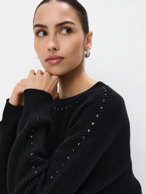 Pullover>MOHITO Schlichter Pullover Schwarz