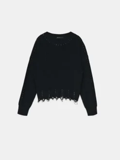 Pullover></noscript>MOHITO Schlichter Pullover Schwarz