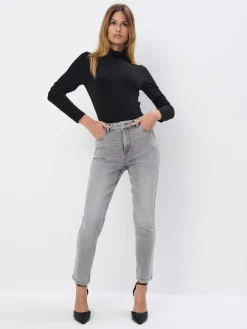 Jeans>MOHITO Schmale Jeans Grau